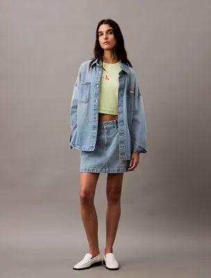 Monogram Logo Ribbed Baby Tee