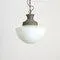 Antique Opaline Glass Church Pendant Light from Maxlume, 1940s