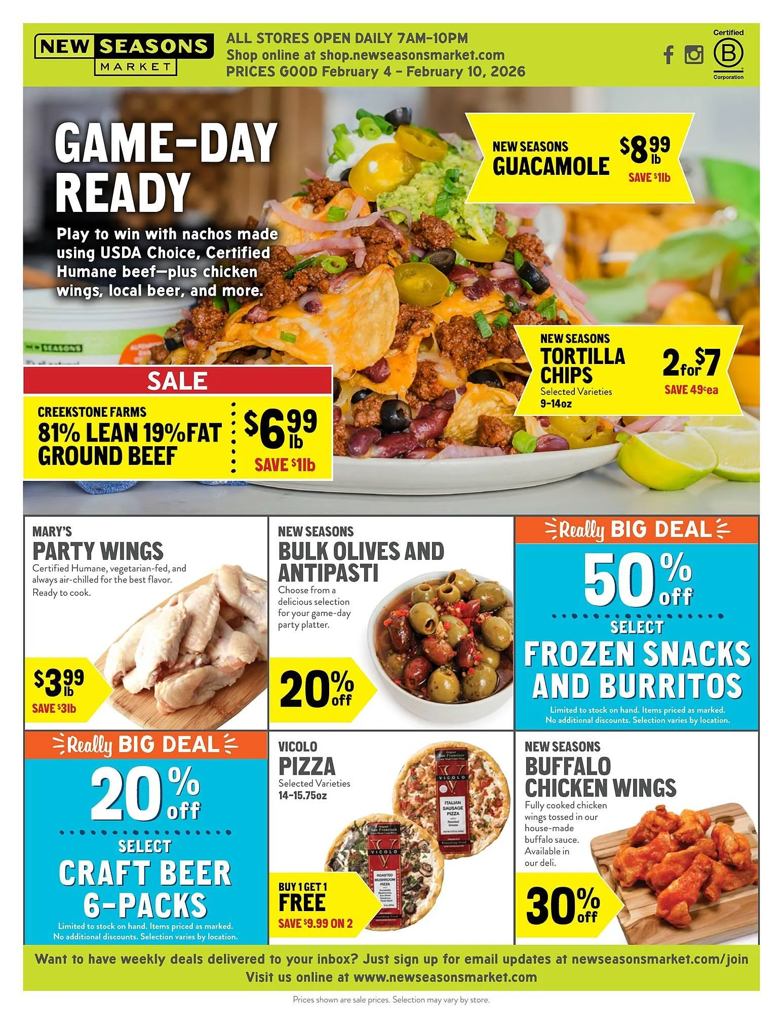 Weekly ad New Seasons Market weekly ad from February 4 to February 10 2026 - Page 1