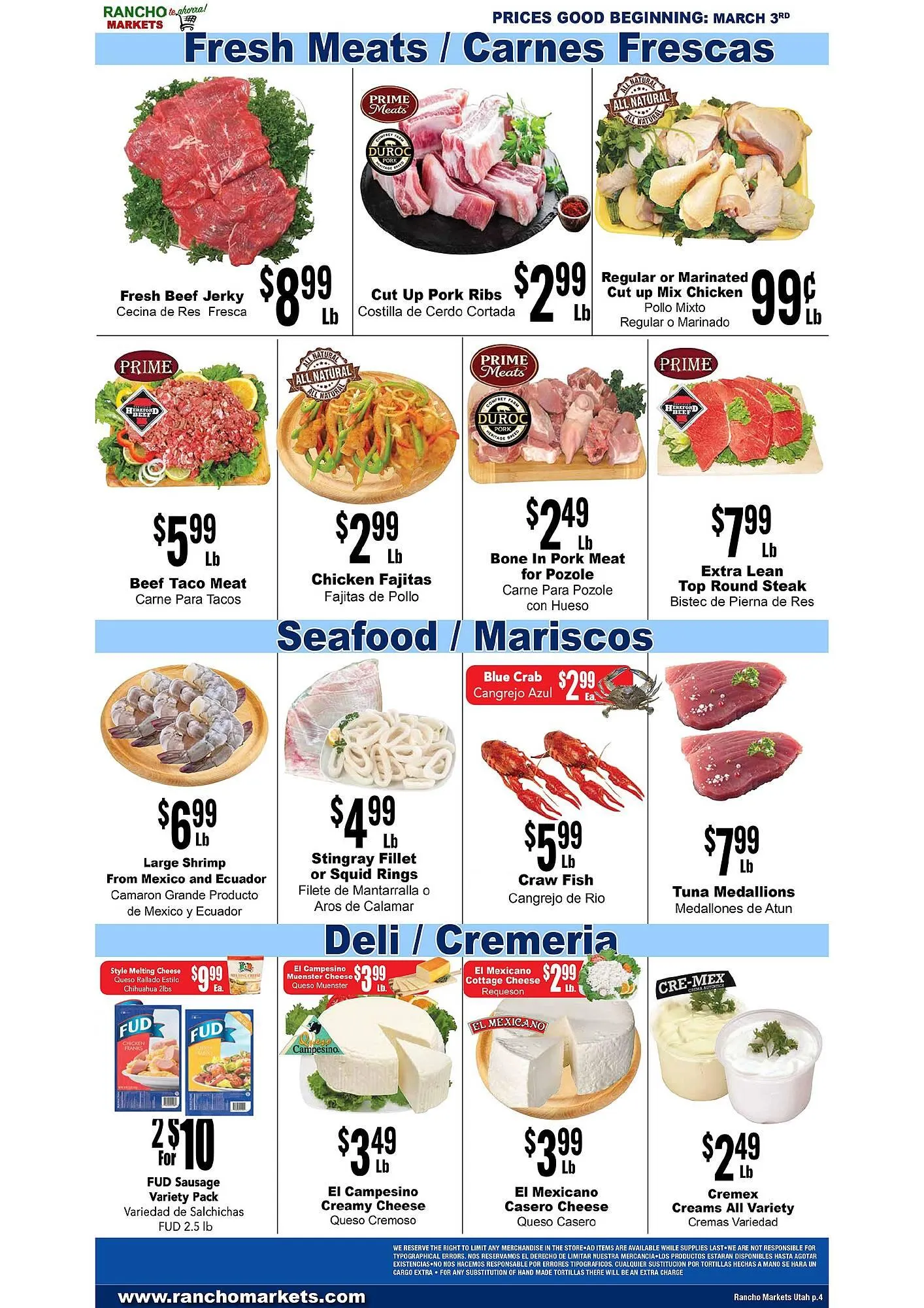 Weekly ad Rancho Markets weekly ad from March 3 to March 9 2026 - Page 4