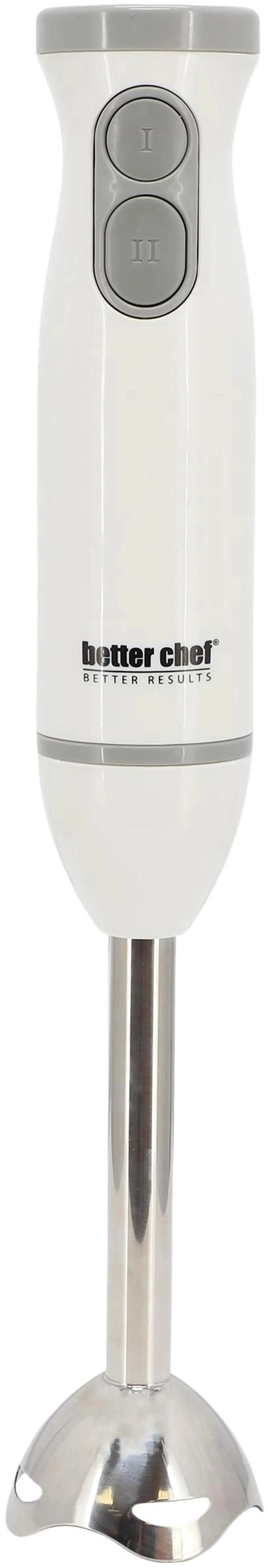 Better Chef 2-Speed 150-Watt Immersion Hand Blender in White