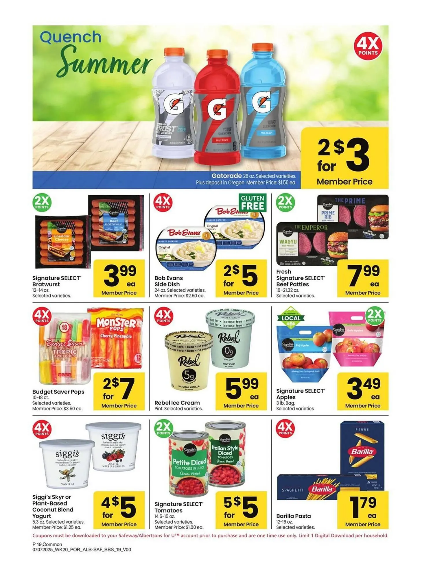 Weekly ad Albertsons Weekly Ad from July 7 to August 3 2025 - Page 19