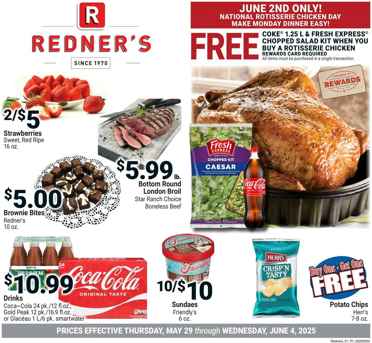 Weekly ad Redner’s Warehouse Market Current weekly ad from May 29 to June 4 2025 - Page 1