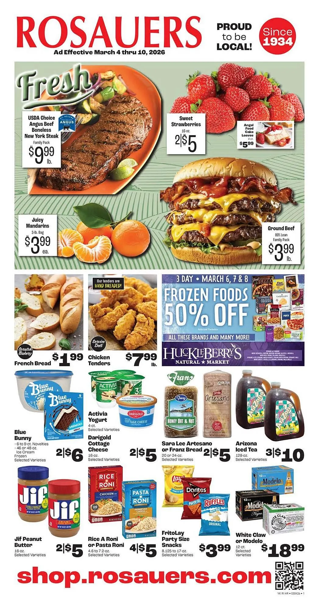 Rosauers weekly ad - 1