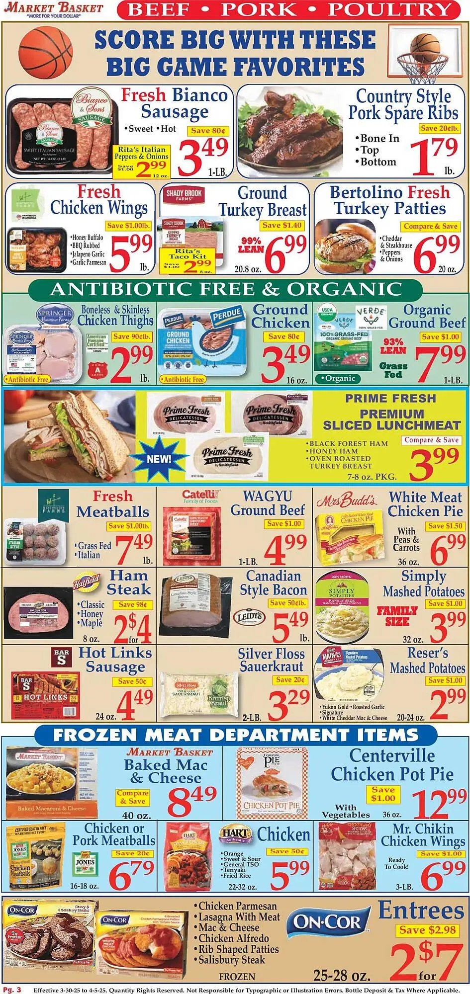 Weekly ad Market Basket Weekly Ad from March 30 to April 5 2025 - Page 3