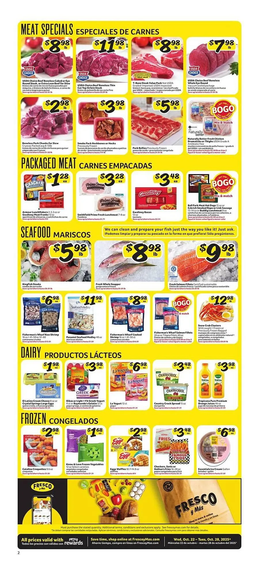 Weekly ad Fresco y Más weekly ad from October 22 to October 28 2025 - Page 2