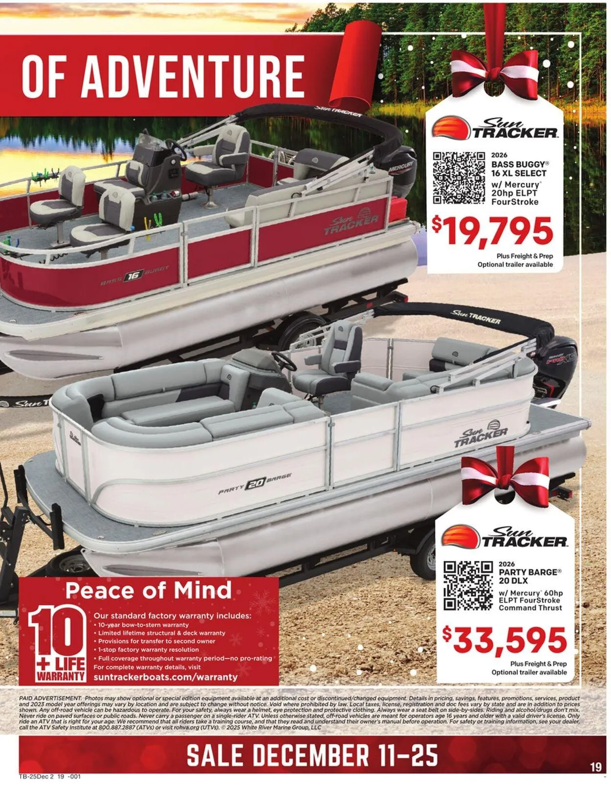 Weekly promotion Cabela's Current weekly ad spanning from December 11 to December 25 2025 - Page 19 for Catalogue 365