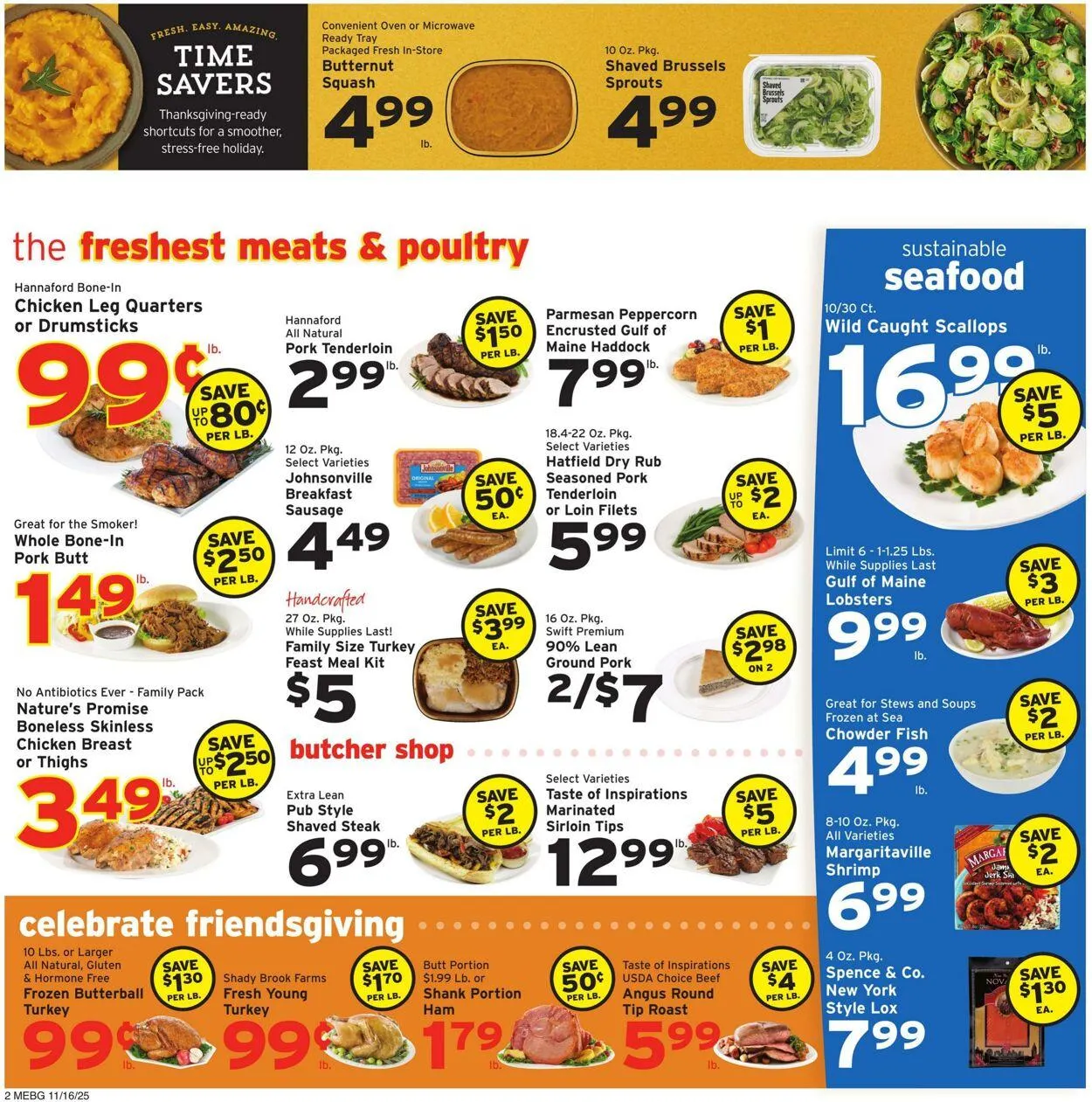 Weekly ad Hannaford Current weekly ad from November 16 to November 22 2025 - Page 2