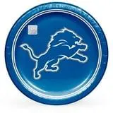 Detroit Lions NFL Round Paper Plates, 10", 85 ct.