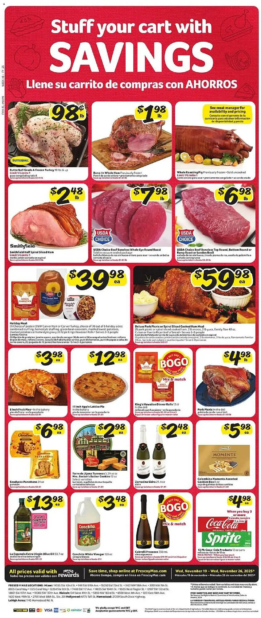 Weekly ad Fresco y Más weekly ad from November 19 to November 27 2025 - Page 7