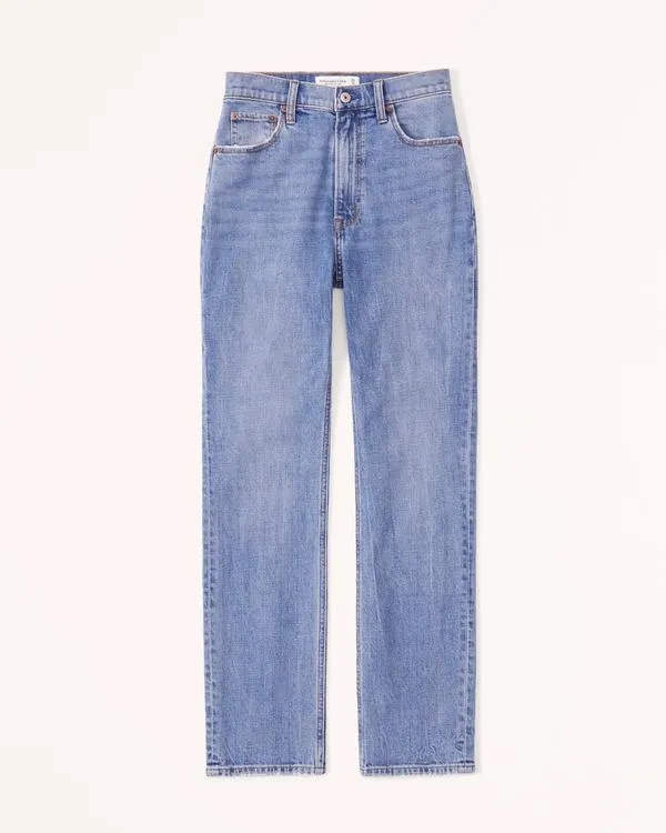 Ultra High Rise Ankle Straight Jean