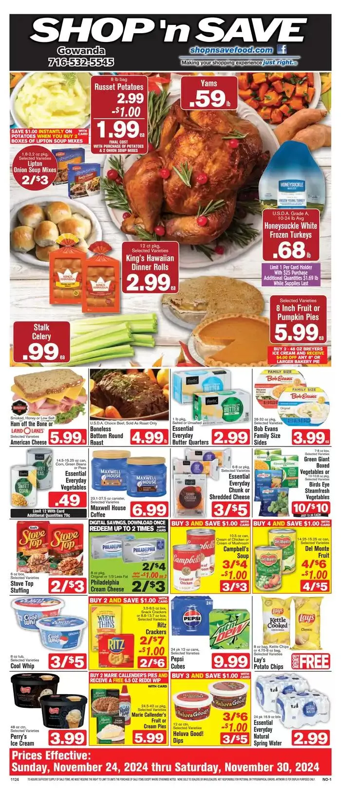 Weekly ad Discounts and promotions from November 24 to December 8 2024 - Page 1