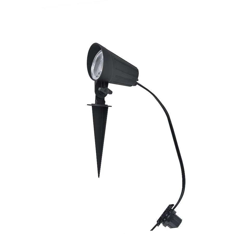 Harbor Breeze Landscape Lighting 450 -Lumens 5 -Watt Black Low voltage Hardwired LED Spot light