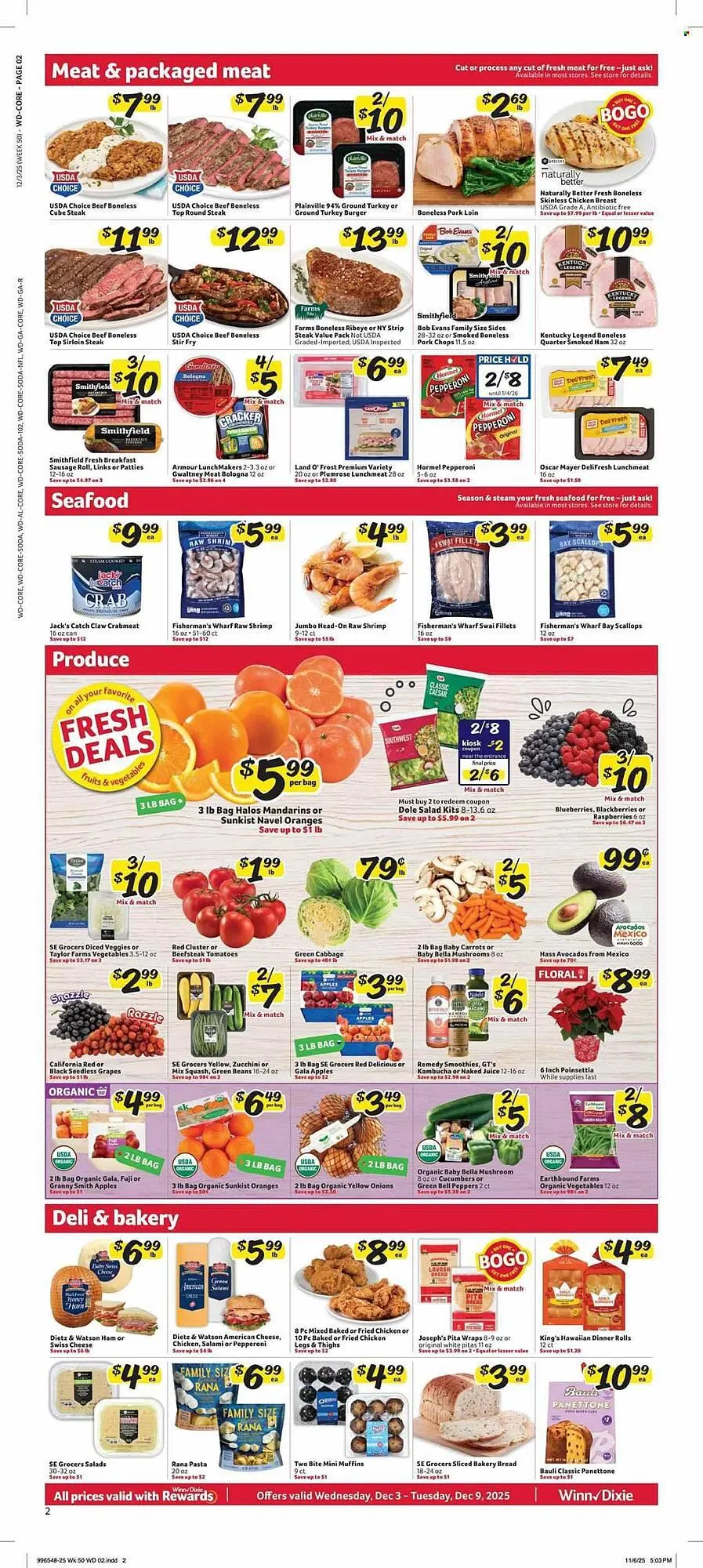 Weekly ad Winn Dixie weekly ad from December 3 to December 9 2025 - Page 2