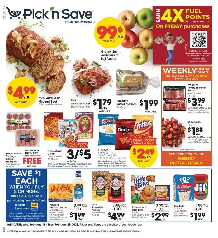 Weekly ad Exclusive deals and bargains from February 19 to February 25 2025 - Page 1