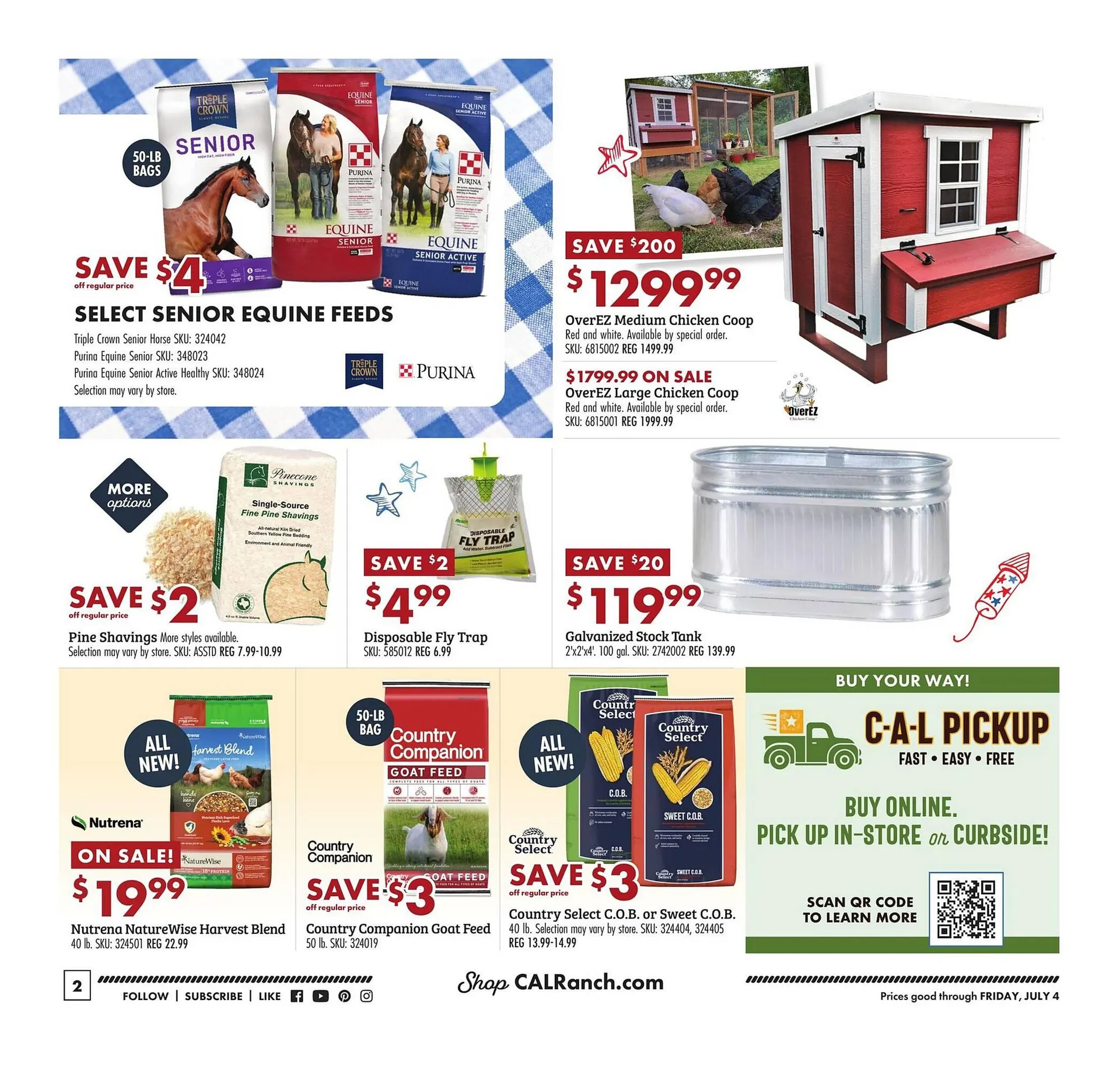 Weekly ad C A L Ranch Stores Weekly Ad from June 25 to July 4 2025 - Page 2