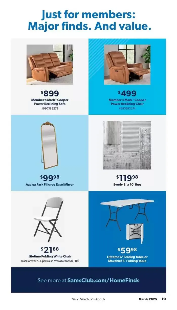 Weekly ad Sam's Club Weekly ad from March 12 to April 6 2025 - Page 19