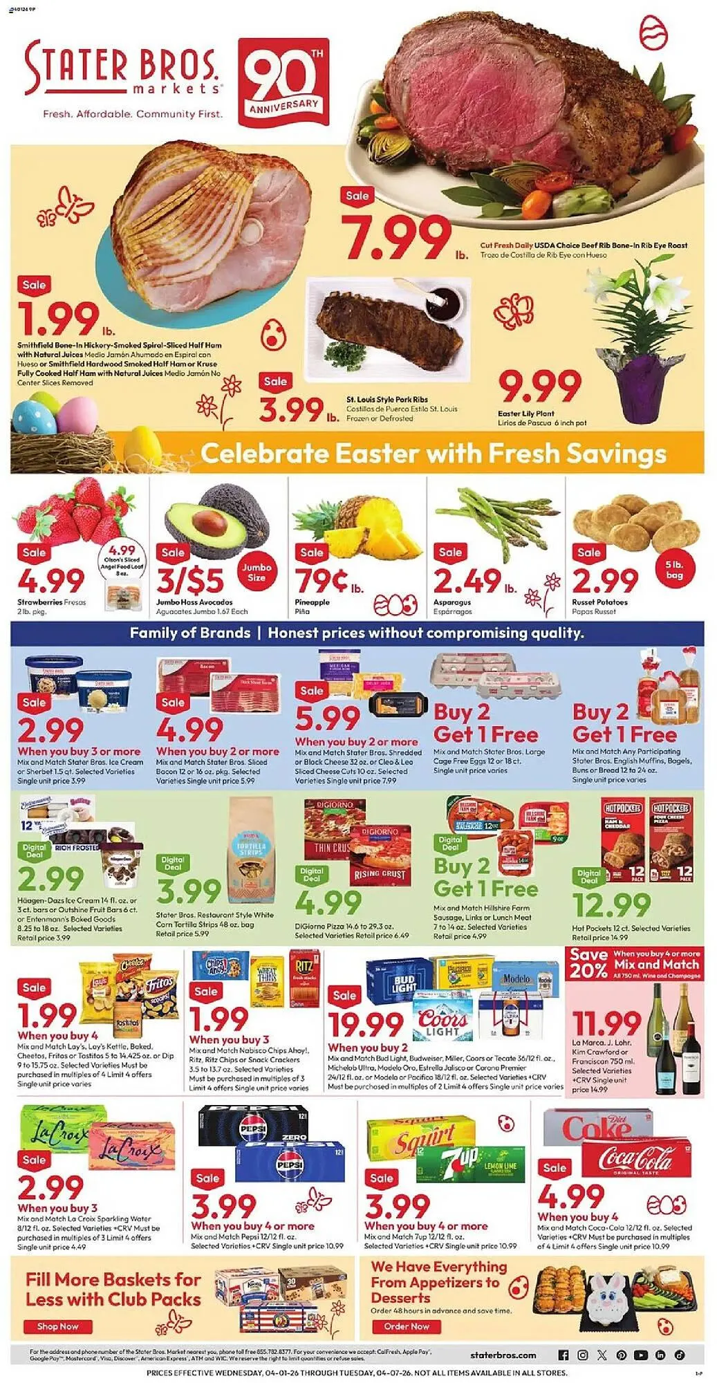 Weekly ad Stater Bros weekly ad from April 1 to April 8 2026 - Page 2