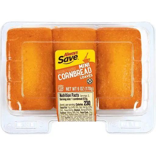 Always Save Mini Cornbread 6 oz