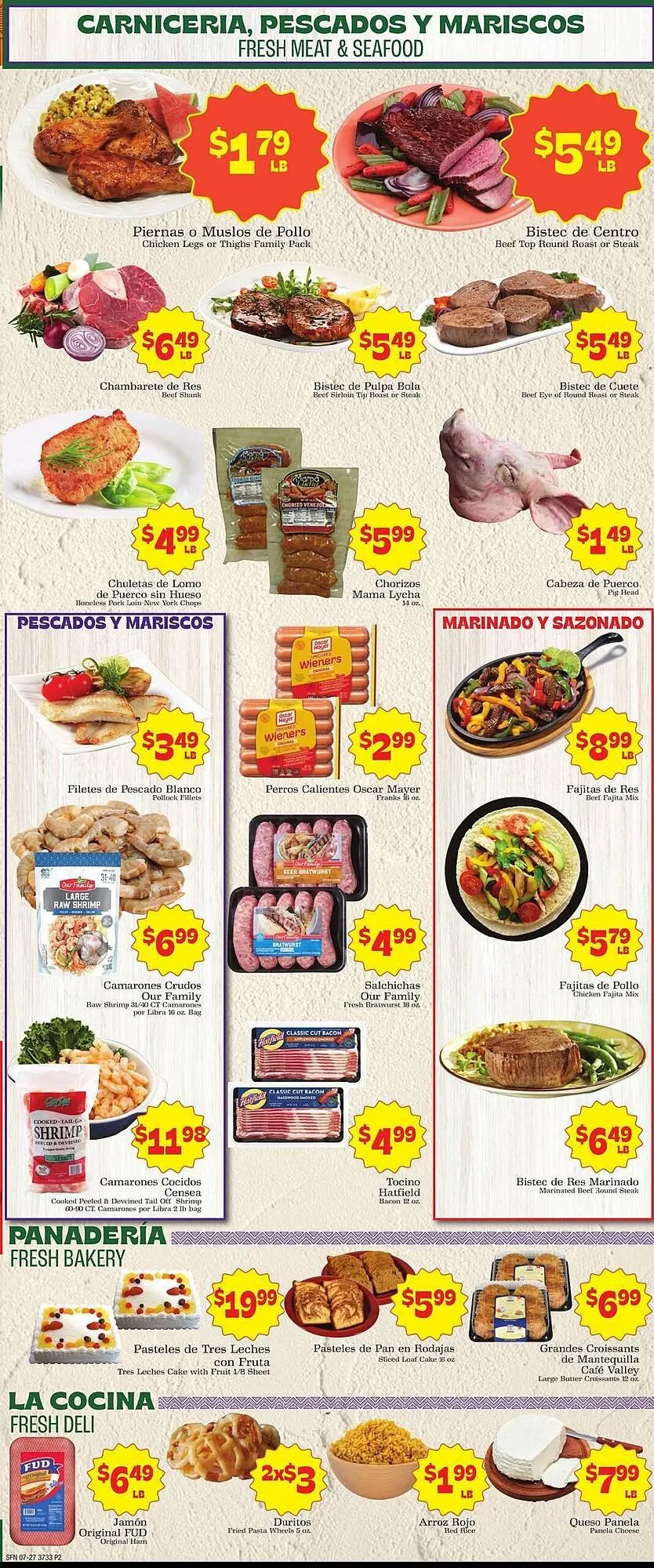 Weekly ad Supermercado Nuestra Familia Weekly Ad from July 27 to August 2 2025 - Page 2