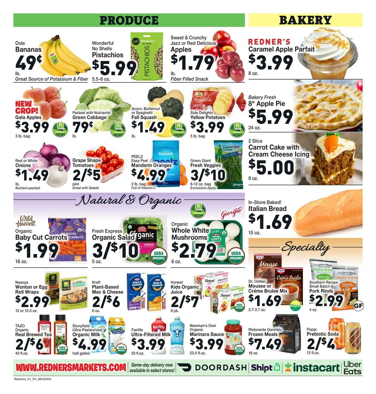 Weekly ad Redner’s Warehouse Market Current weekly ad from September 12 to September 18 2024 - Page 6
