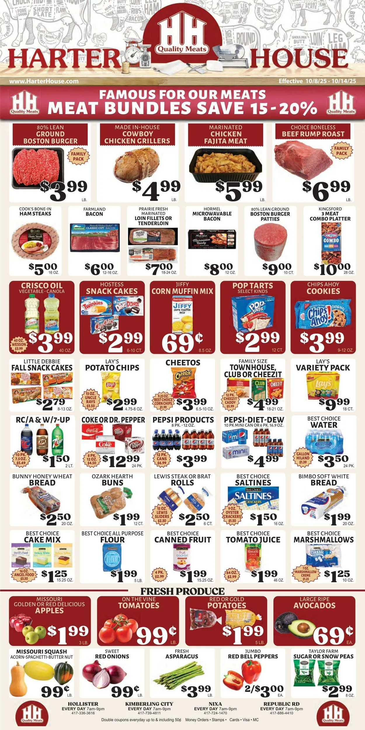 Weekly ad Harter House - Hollister from October 8 to October 14 2025 - Page 1