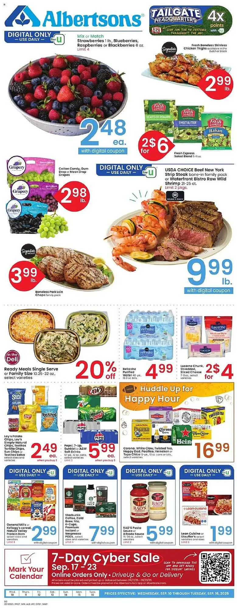 Weekly ad Albertsons weekly ad from September 10 to September 17 2025 - Page 1