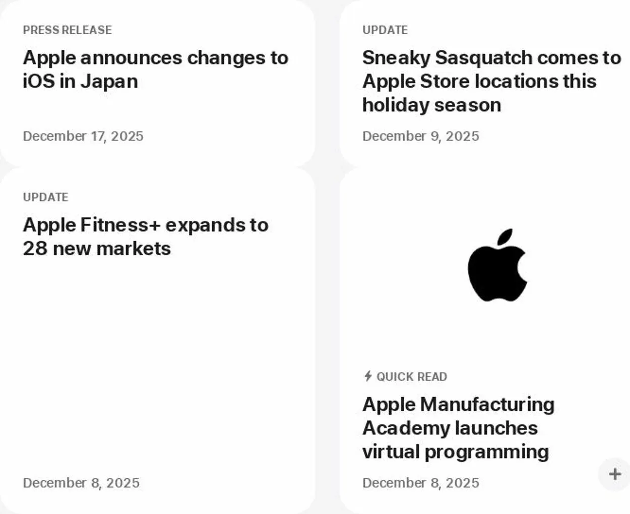 Weekly ad Apple from December 29 to January 7 2026 - Page 1