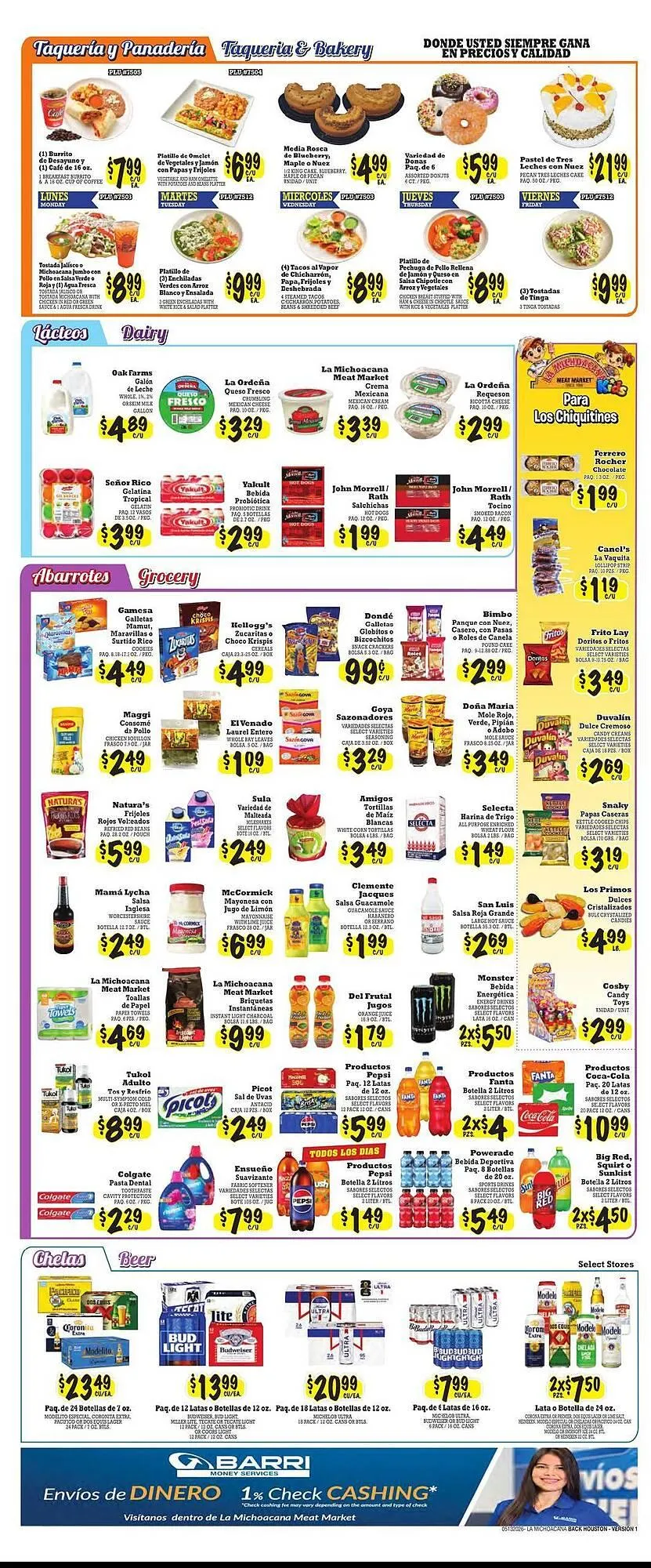 Weekly ad La Michoacana weekly ad from May 13 to May 26 2026 - Page 2