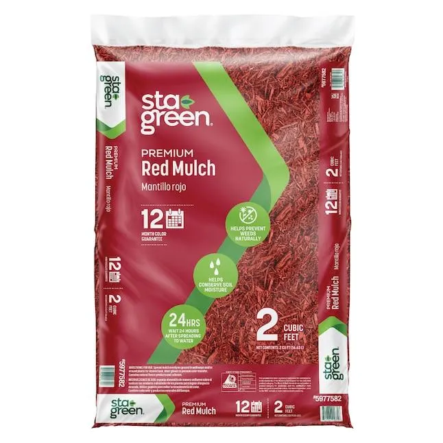Sta-Green Premium 2-cu ft Red Mulch
