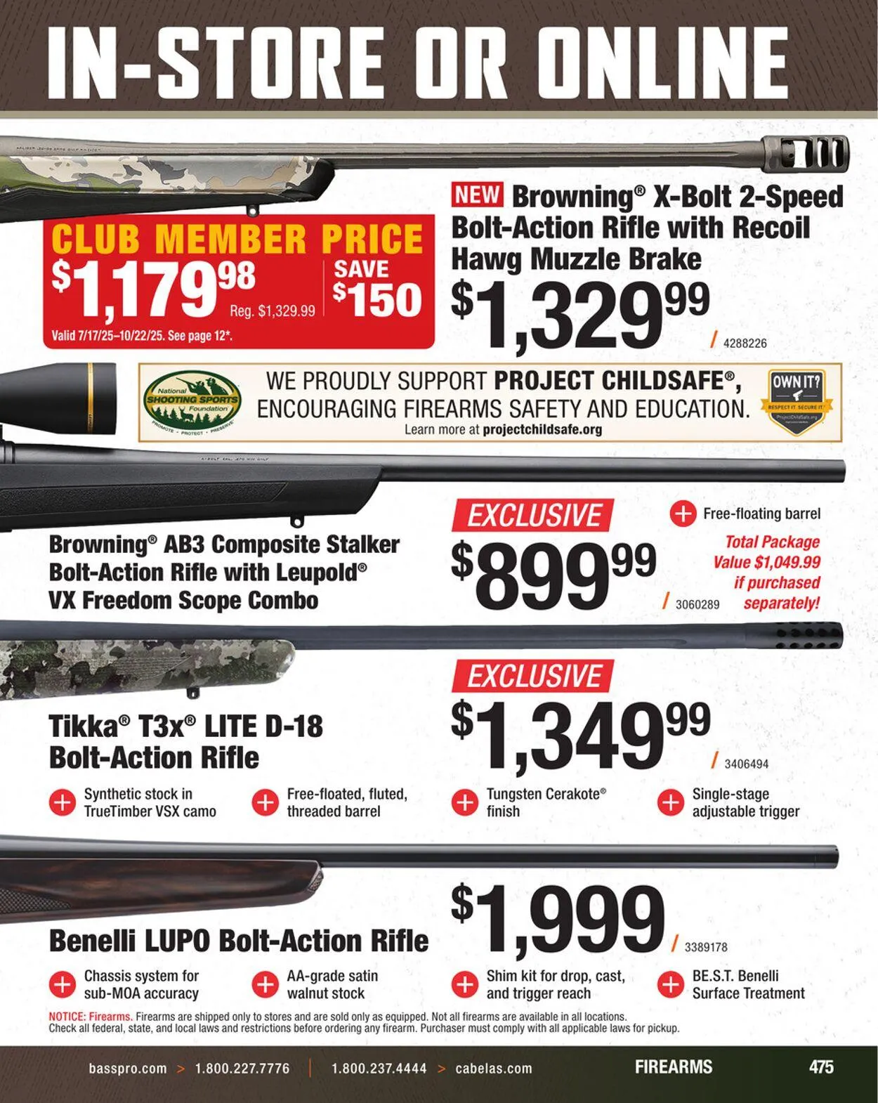 Weekly ad Bass Pro Current weekly ad from August 20 to September 3 2025 - Page 475