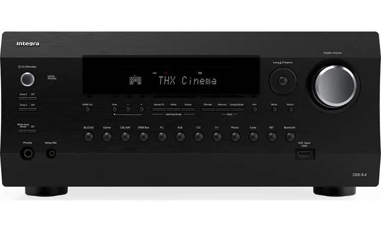 Integra DRX-8.4 11.4-channel home theater receiver with Dolby Atmos®, Wi-Fi®, Bluetooth®, Apple AirPlay® 2, and Chromecast built-in