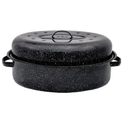 Granite-Ware 19 In. Covered Oval Roaster
