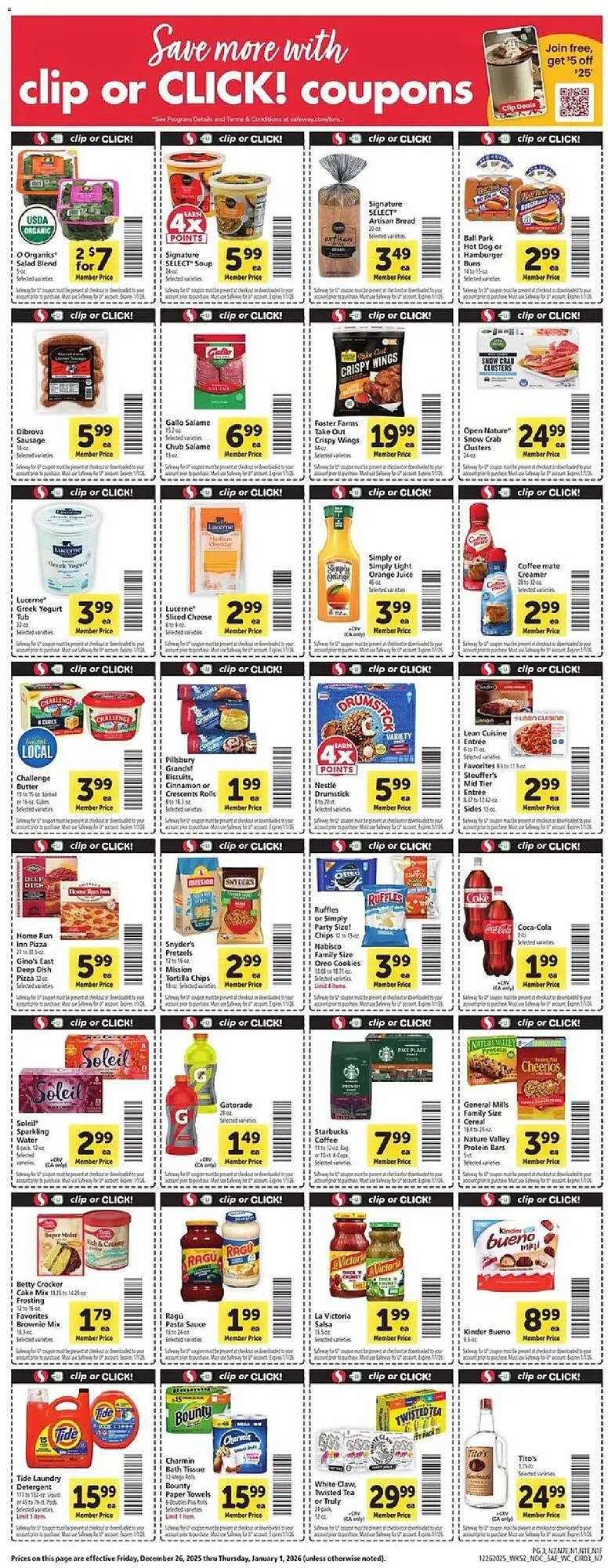 Weekly ad Safeway weekly ad from December 26 to January 1 2026 - Page 3