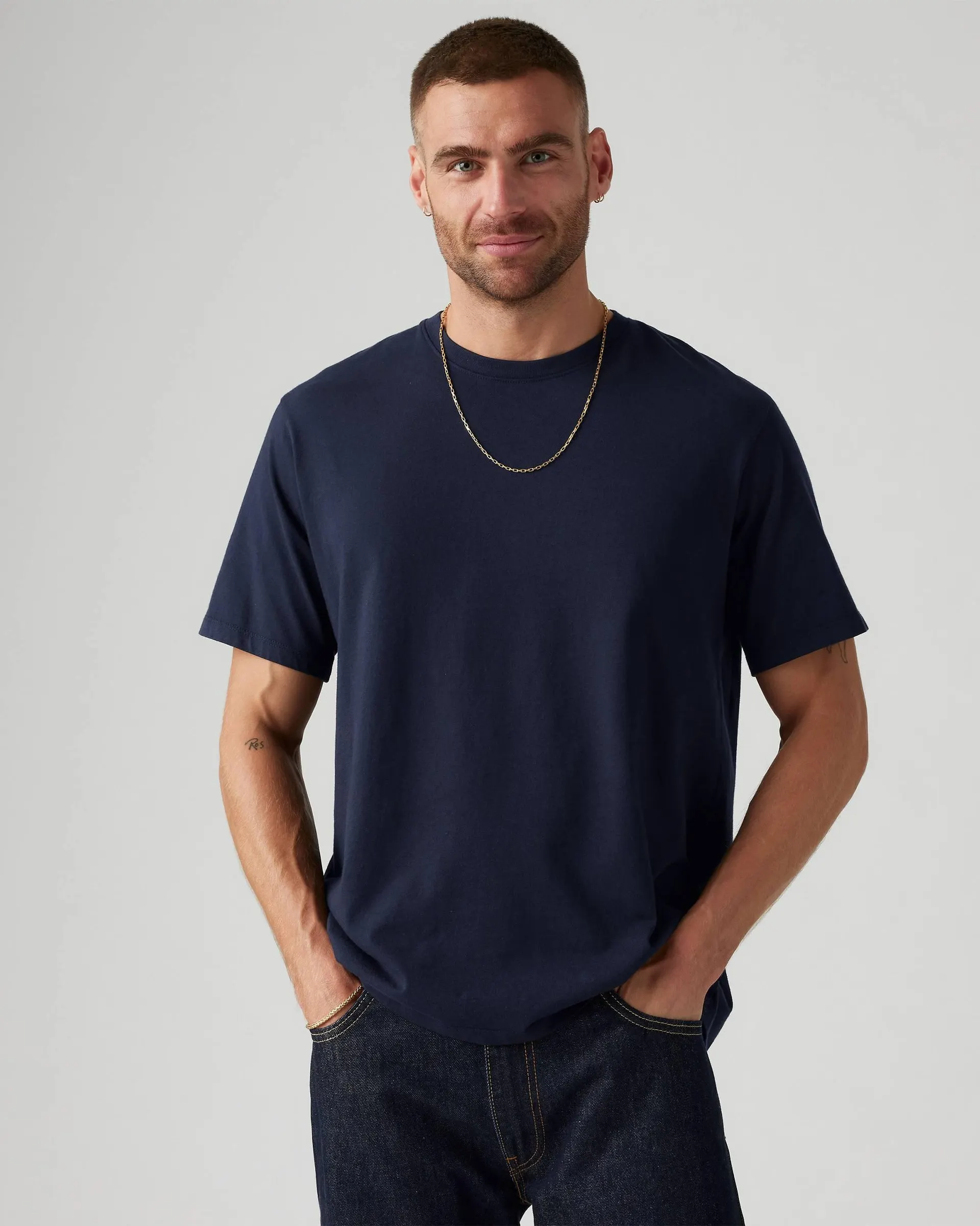 Indigo Dye Essential T-shirt