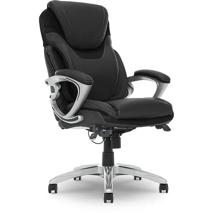 Serta Works Bryce Ergonomic Bonded Leather Swivel Executive Chair,