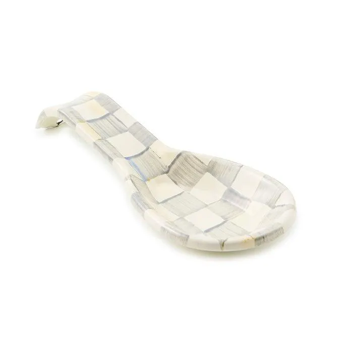 Sterling Check Spoon Rest