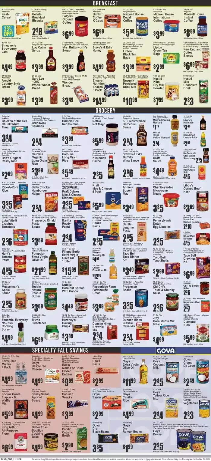 Weekly ad Exclusive deals for our customers from November 1 to November 7 2024 - Page 6