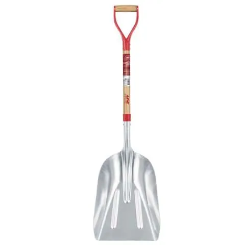 Ace 45 in. Aluminum Scoop General Purpose Shovel Wood Handle