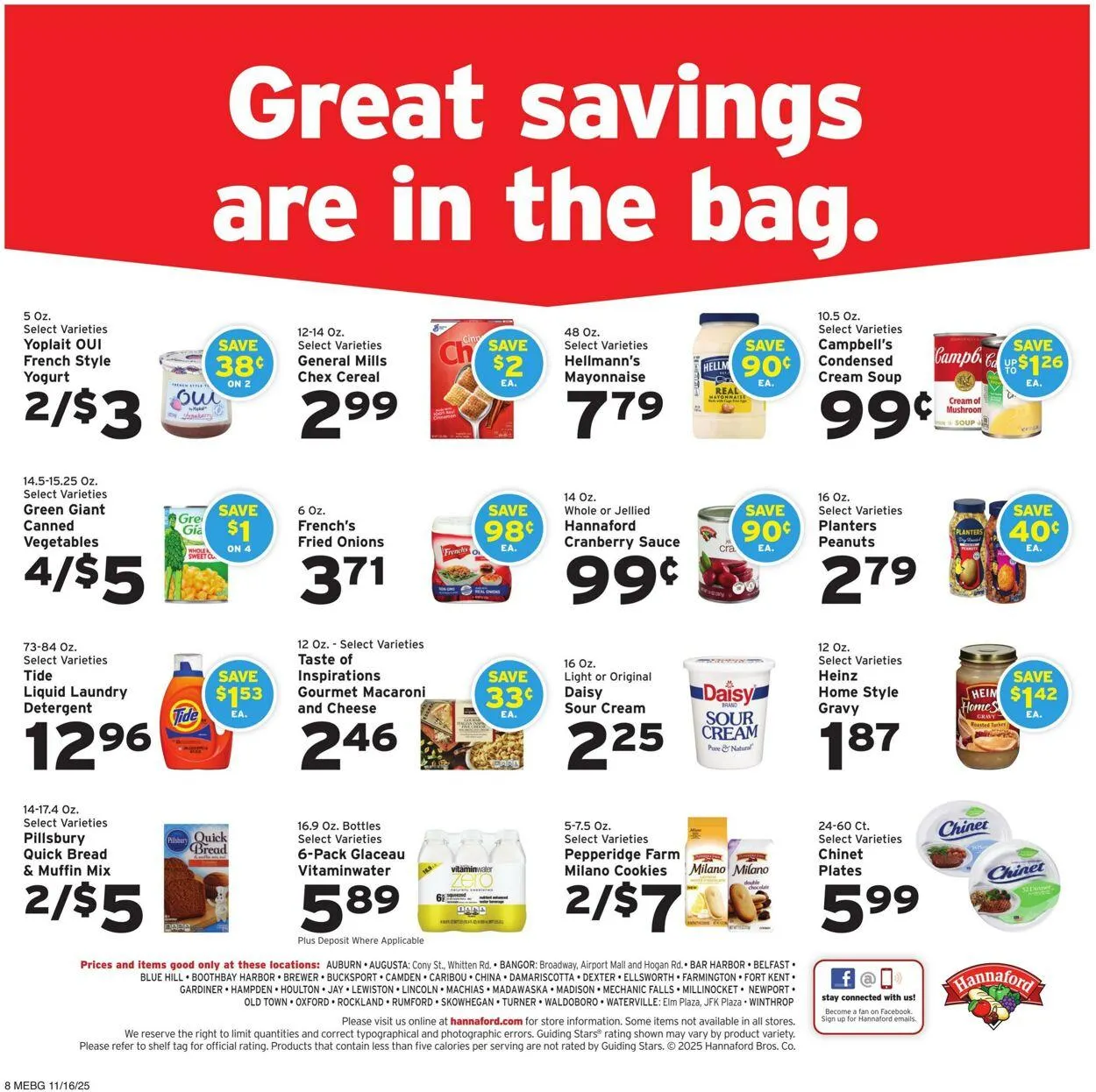 Weekly ad Hannaford Current weekly ad from November 16 to November 22 2025 - Page 8