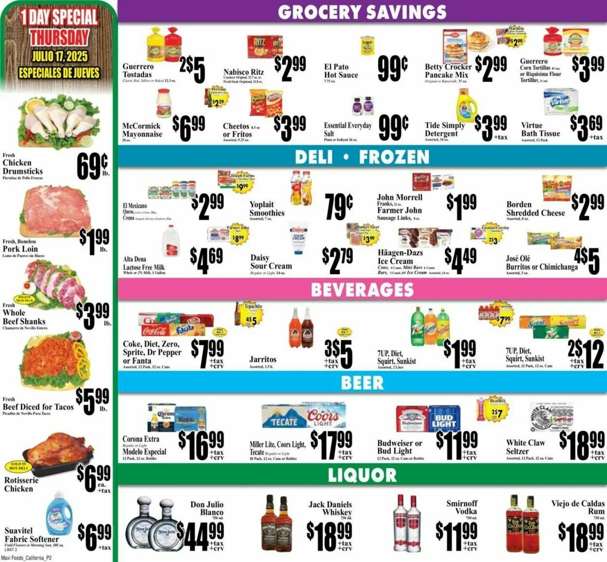 Weekly ad Maxi Foods from July 16 to July 22 2025 - Page 2