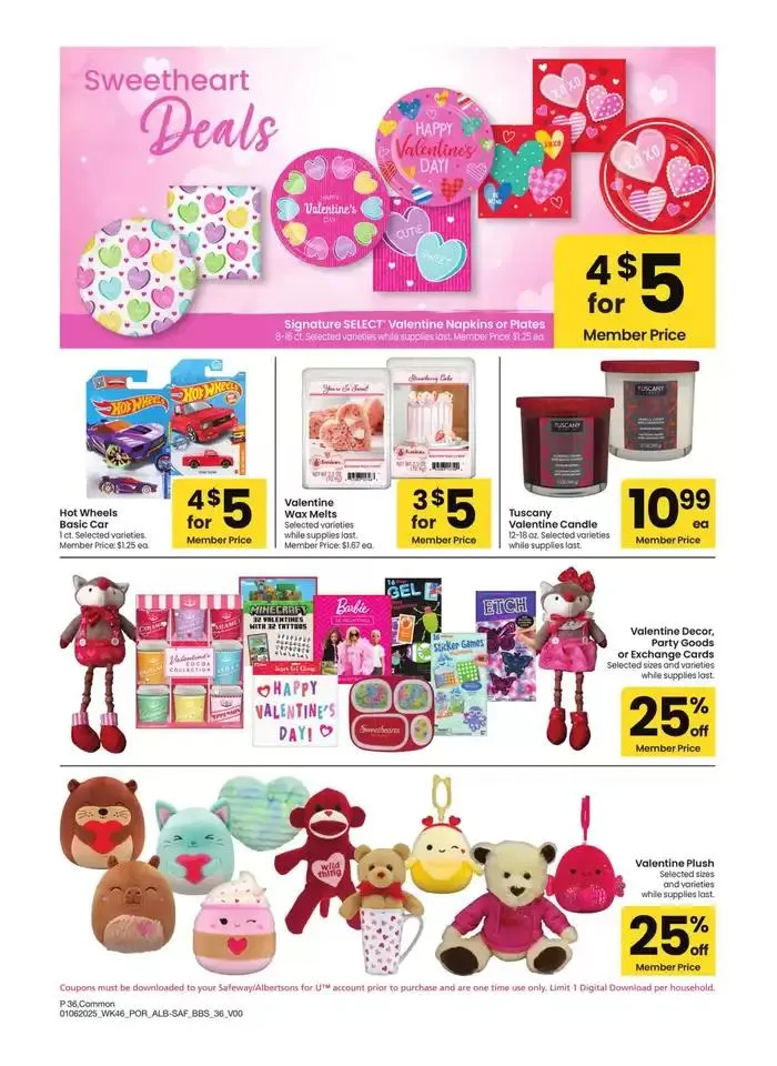 Weekly ad Albertsons - Portland - BBS from January 6 to February 2 2025 - Page 36