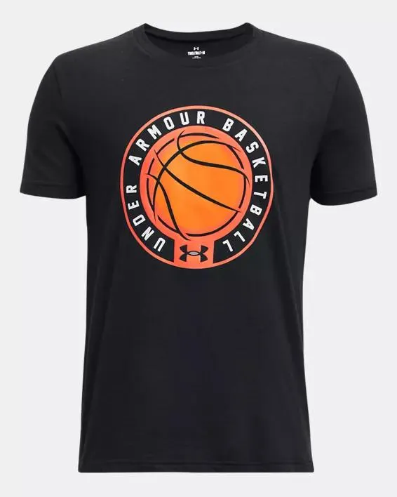 Boys' UA Basketball Logo Short Sleeve