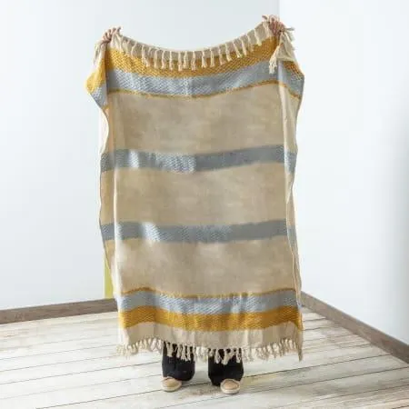 Cotton Throw Blanket 50in x 60in