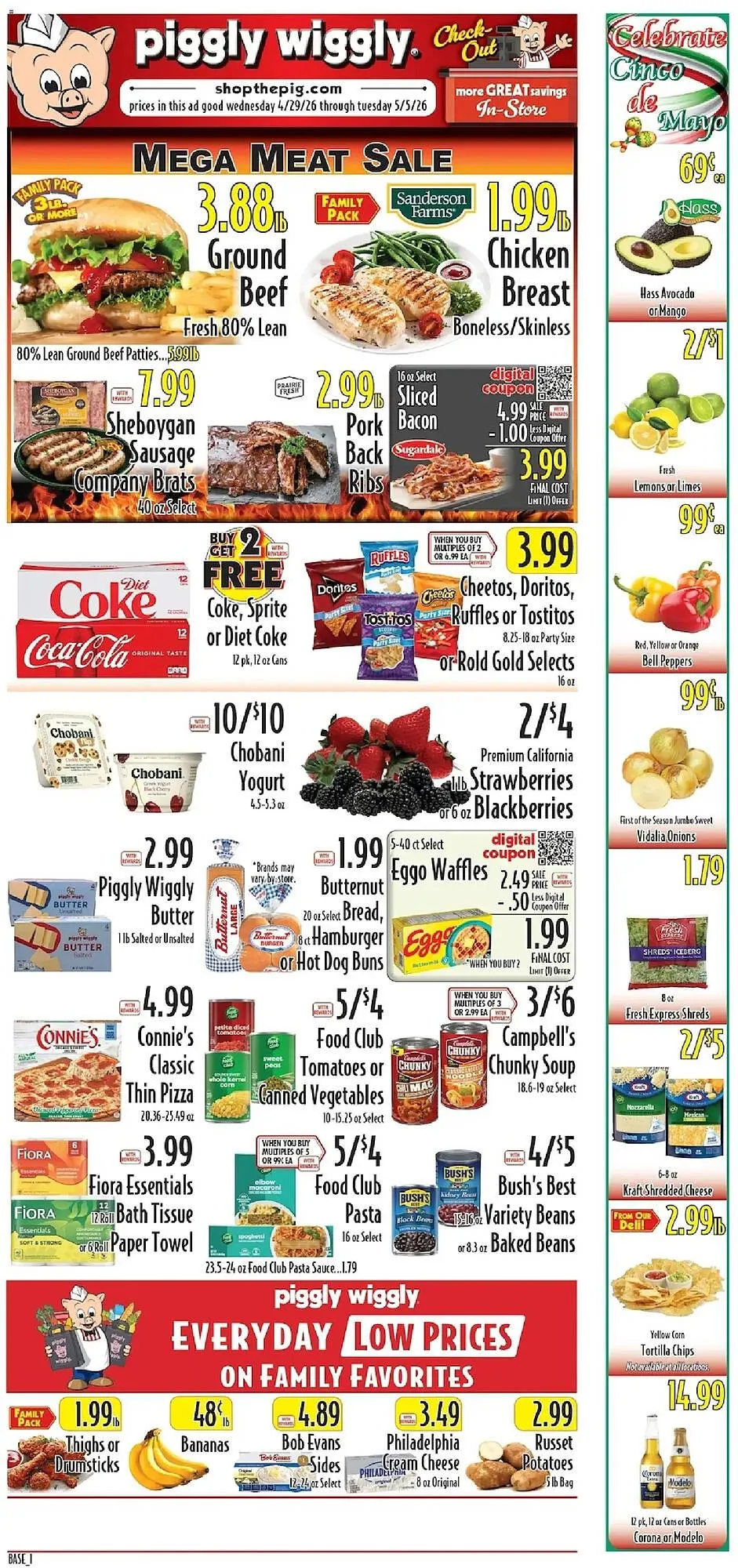 Weekly ad Piggly Wiggly weekly ad from April 29 to May 5 2026 - Page 1