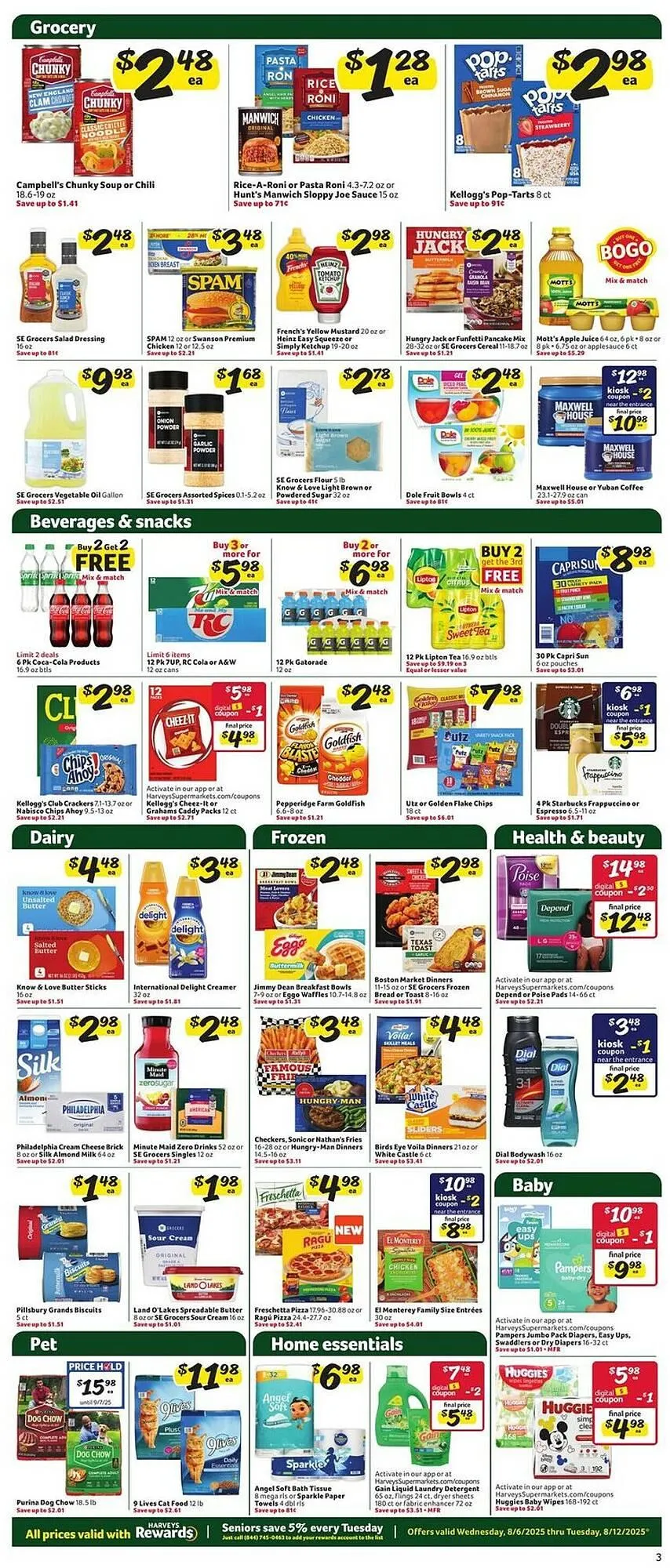 Weekly ad Harveys Supermarkets Weekly Ad from August 6 to August 12 2025 - Page 5