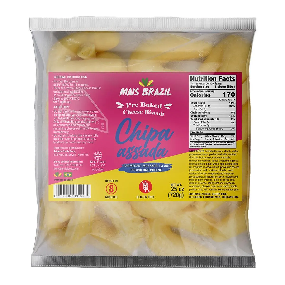 Mais Brasil Chipa Assada 720g