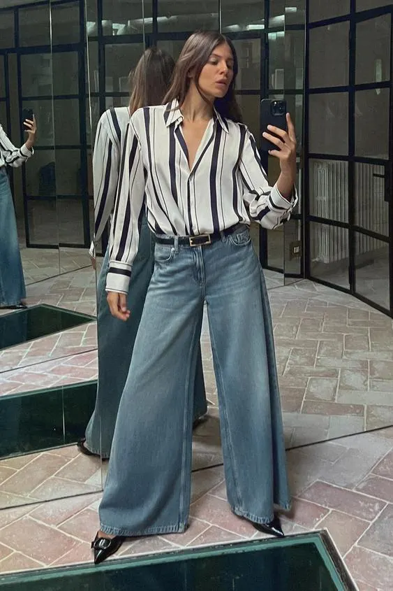 SATIN EFFECT BASIC SHIRT