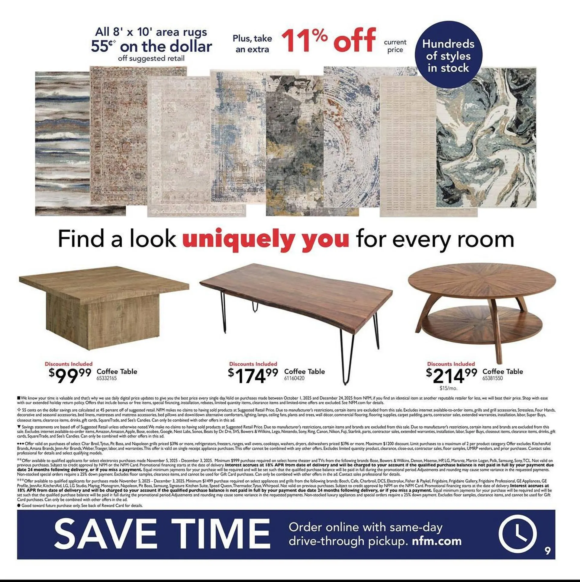 Weekly ad Nebraska Furniture Mart weekly ad from November 5 to November 11 2025 - Page 9