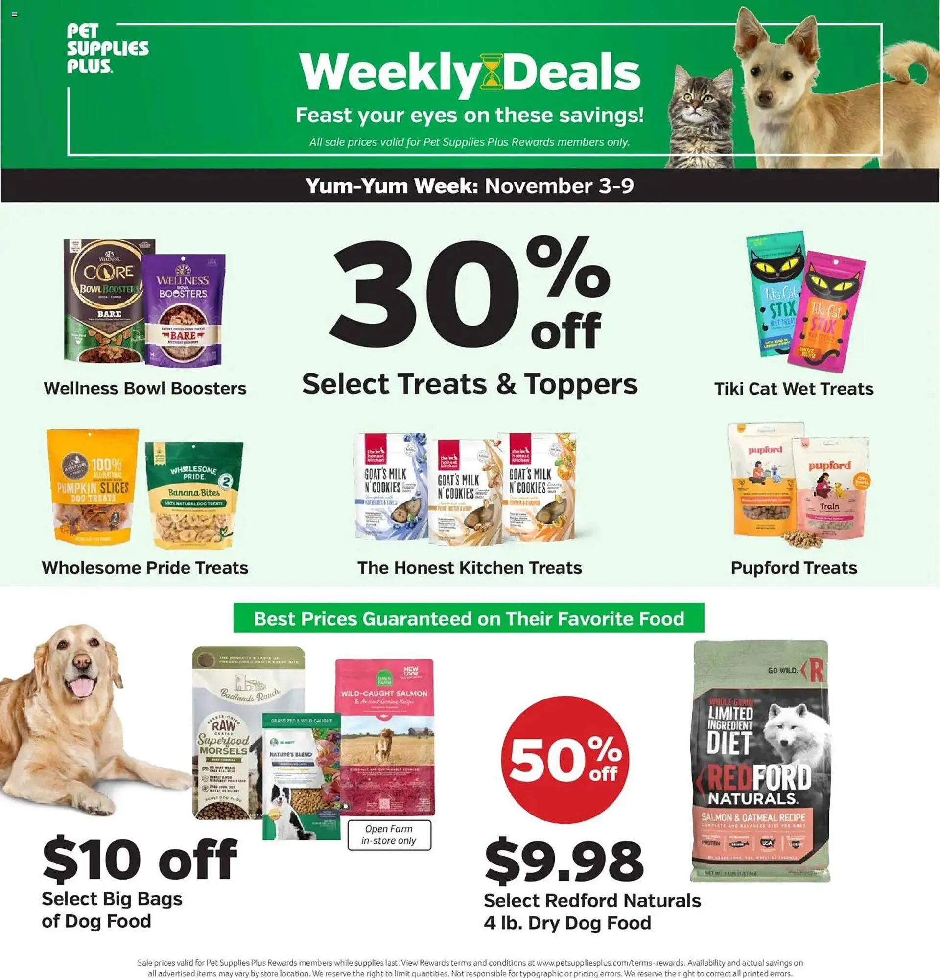 Weekly ad Pet Supplies Plus flyer from November 3 to November 10 2025 - Page 1